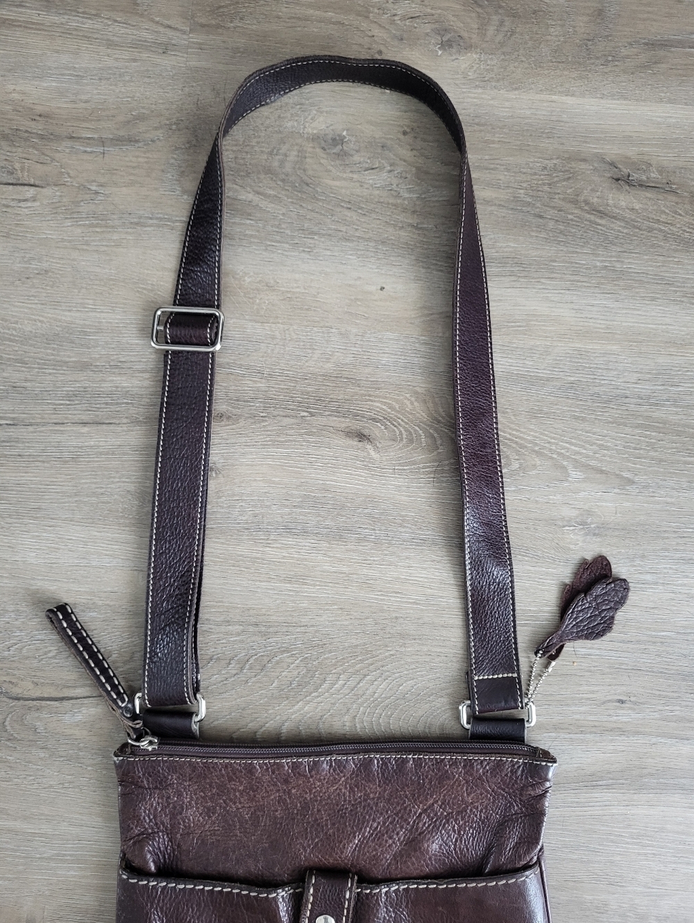 Vintage 90s/00s Roots "Venetian Village" Crossbody Bag - Made in Canada - Picture 9 of 12
